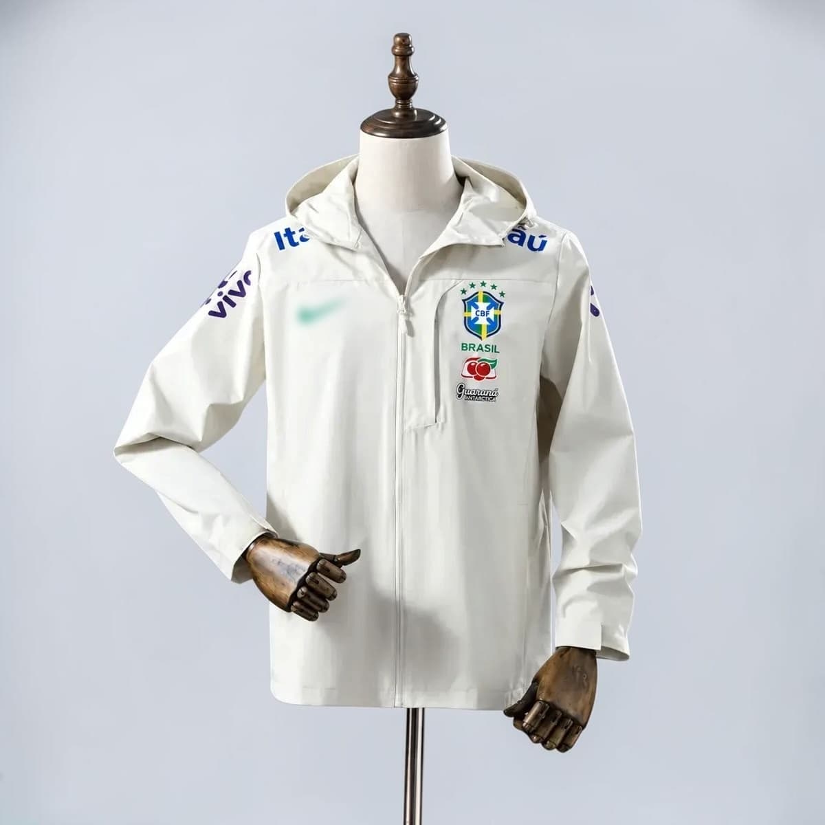 Veste Brazil Sanziro Blanc, vue de face