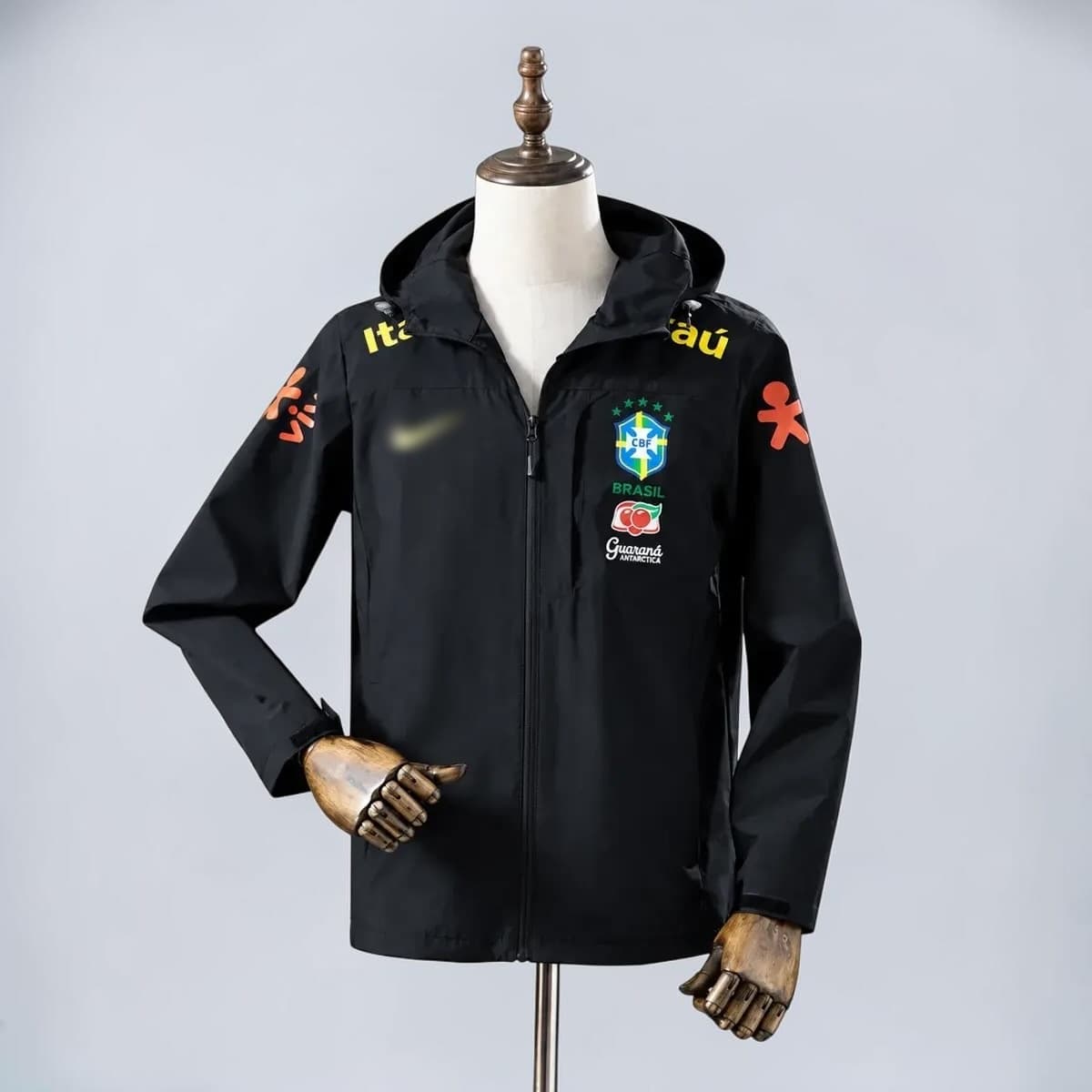 Veste Brazil Sanziro Noir, vue de face