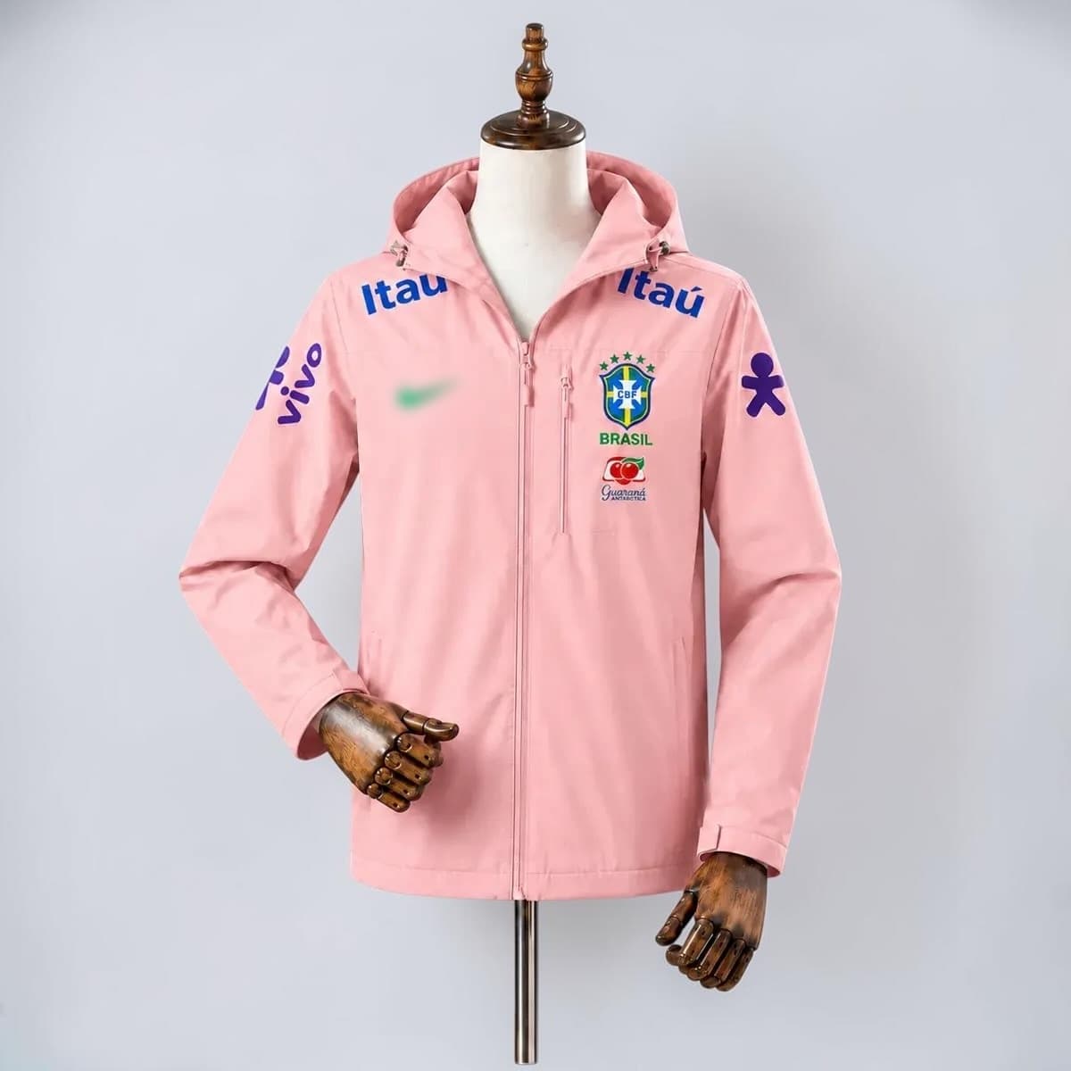 Veste Brazil Sanziro Rose, vue de face