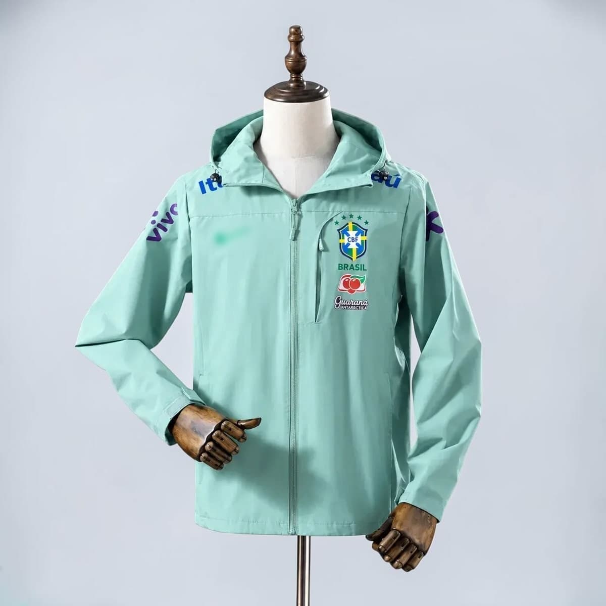 Veste Brazil Sanziro Vert, vue de face